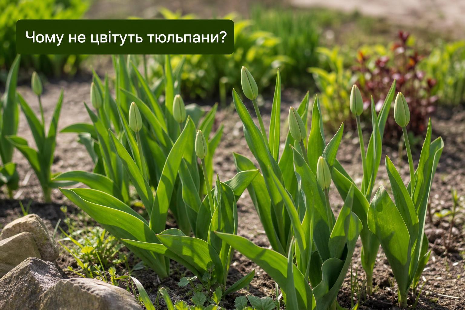 Чому не цвітуть тюльпани, що робити, основні причини. Що робити якщо тюльпани не цвітуть — конкретні дії