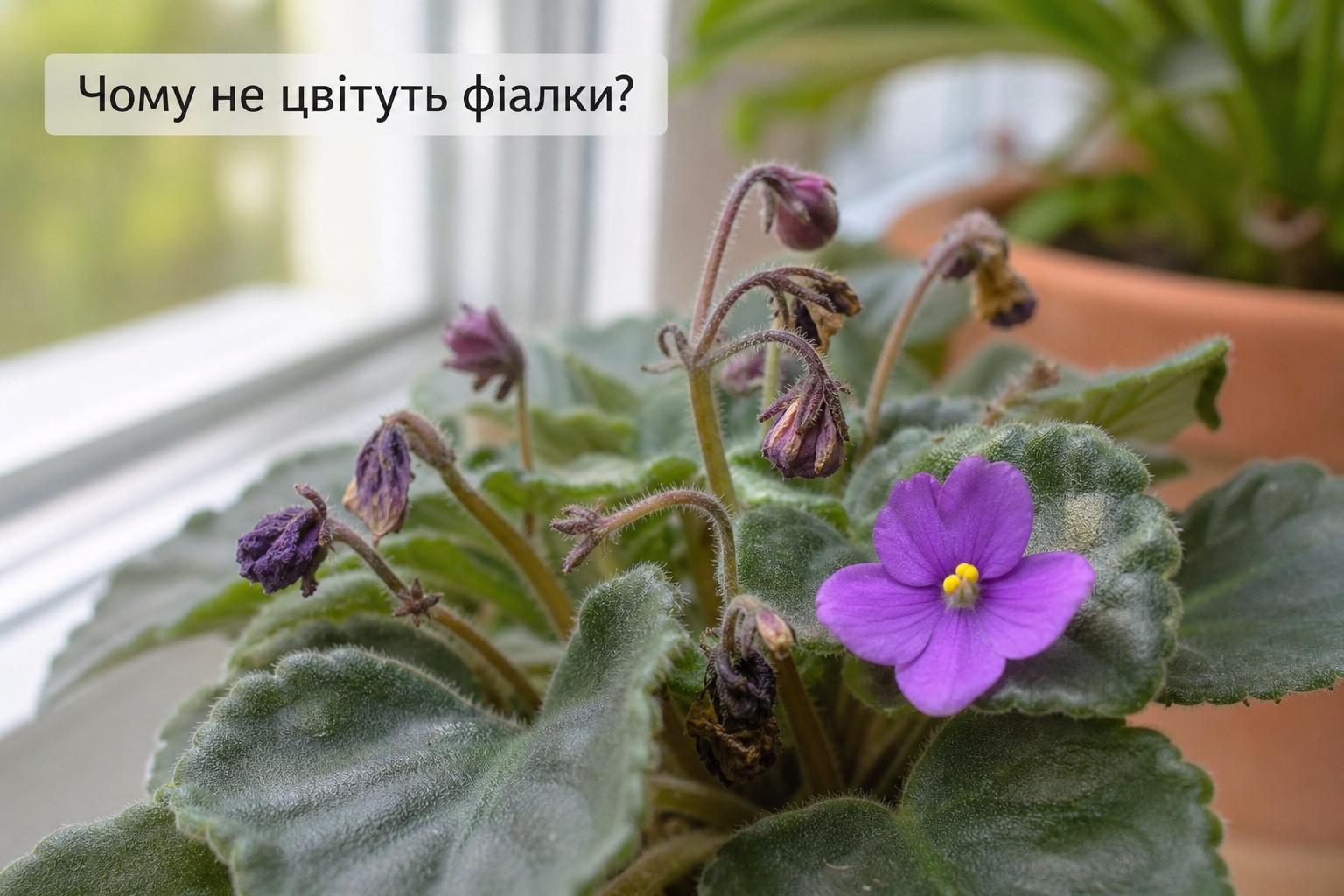 Чому не цвітуть фіалки, що робити, основні причини. Чому сохнуть бутони у фіалки